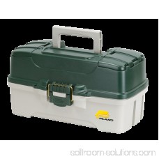 Plano Fishing, 3 Tray Tackle Box, Dual top access, Green/Off White 569696668
